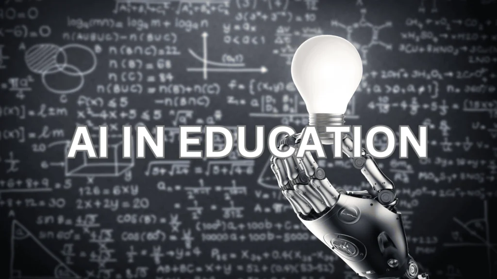 An illustration depicting the integration of artificial intelligence in educational settings, enhancing learning experiences.